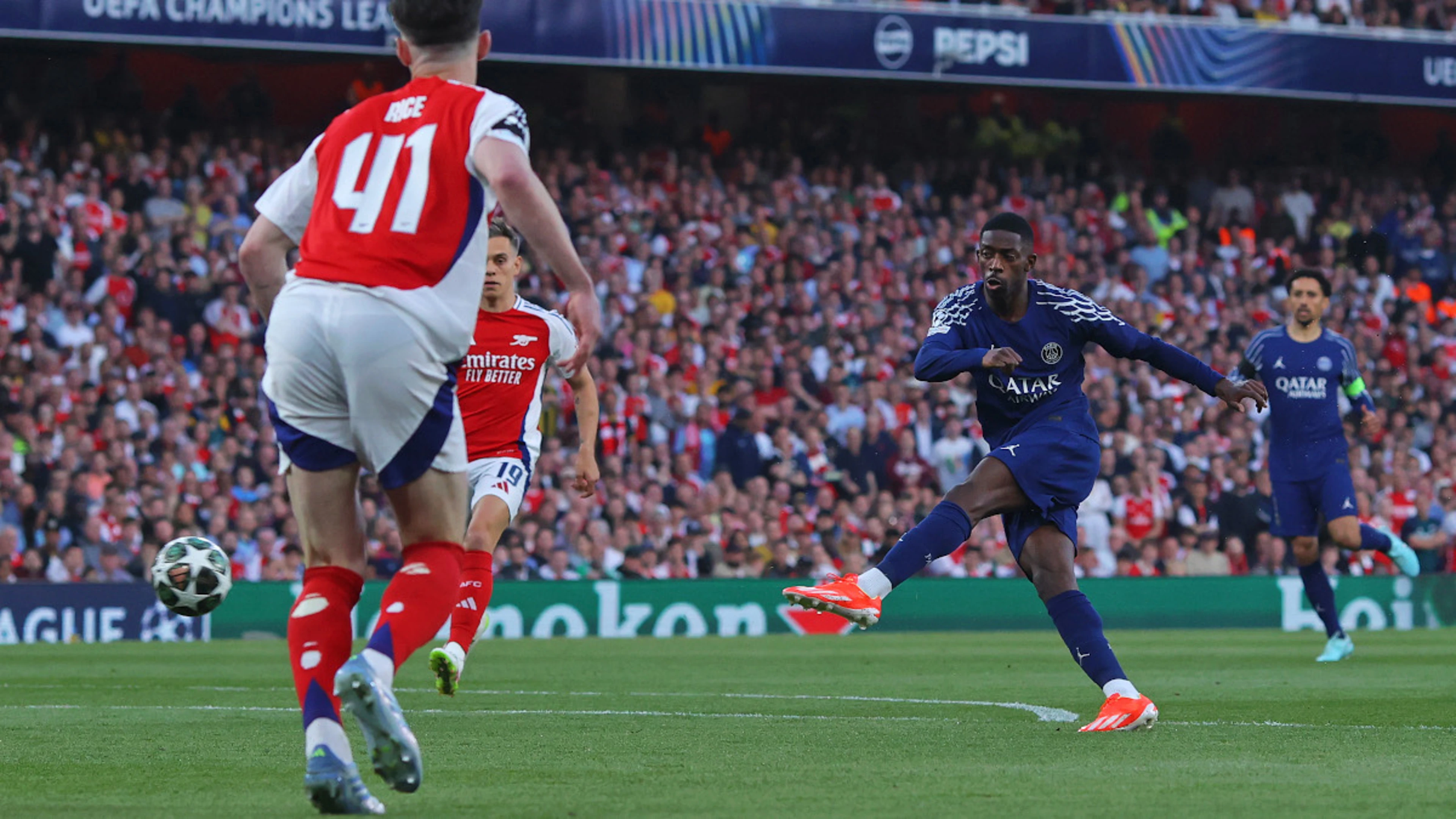 PSG 'not getting carried away' despite holding edge against Arsenal