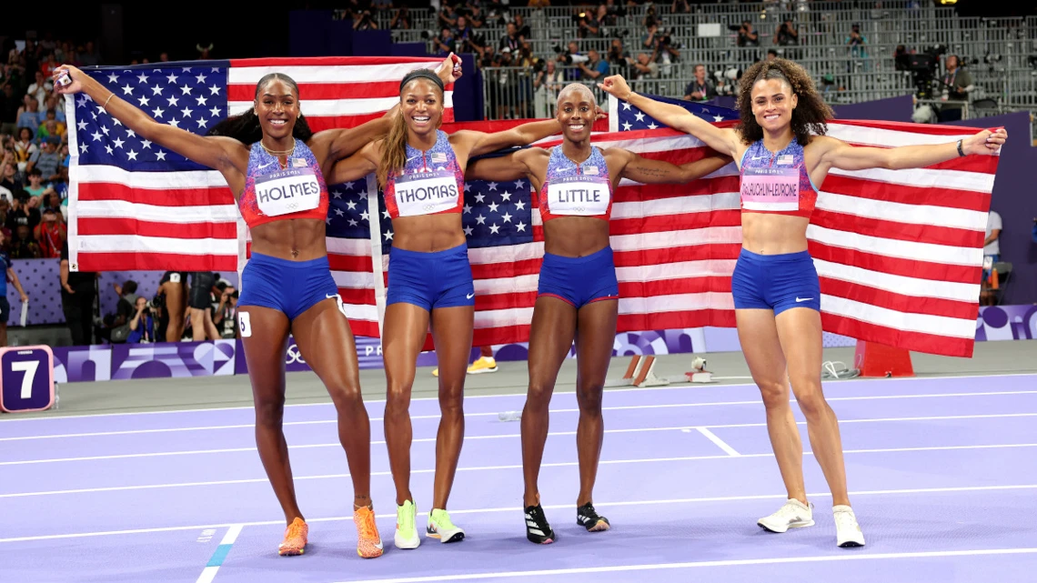 United States win Olympic women's 4x400m relay gold SuperSport