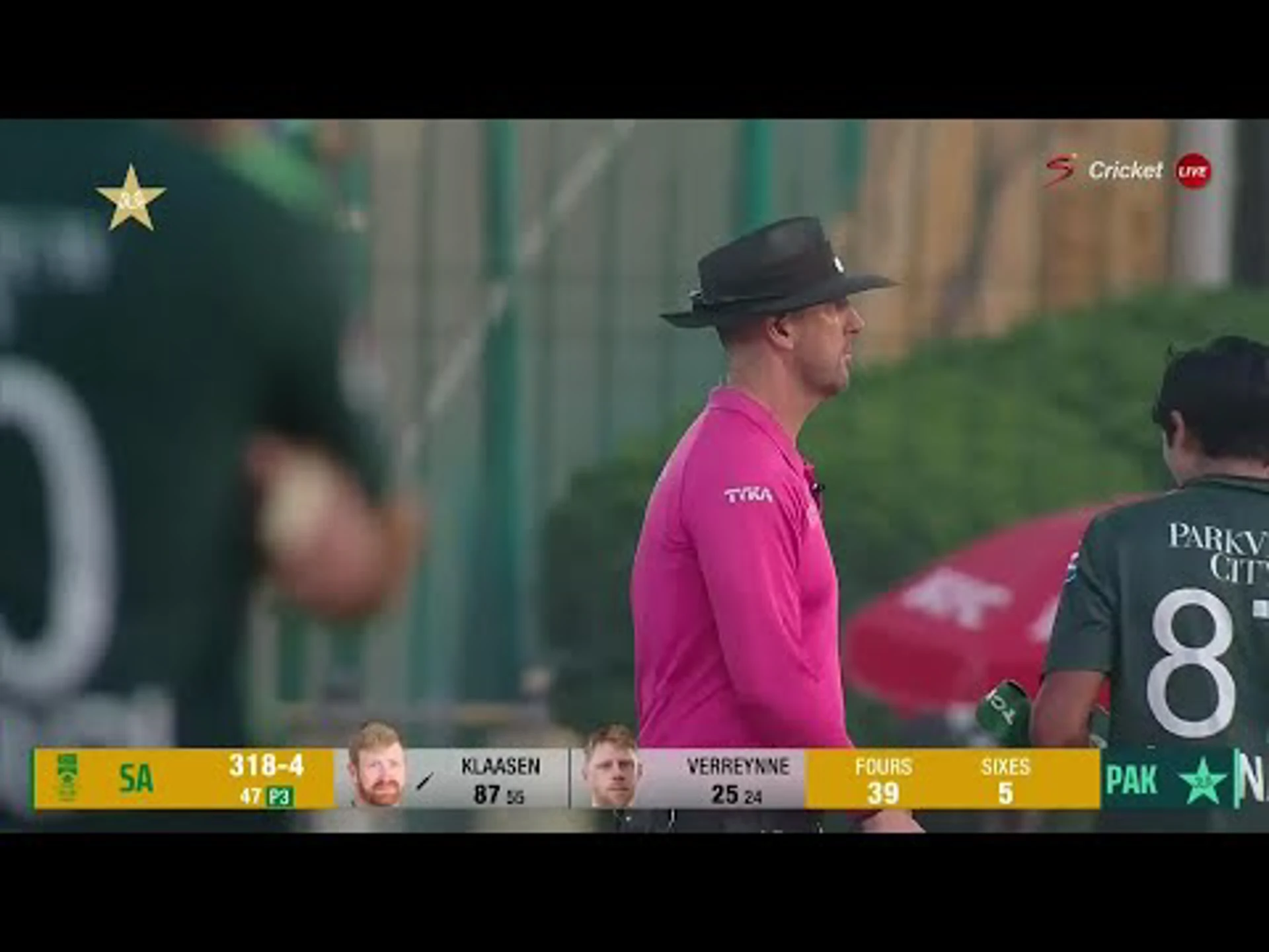 Pakistan v South Africa | 3rd ODI | 1st innings | Heinrich Klaasen 87