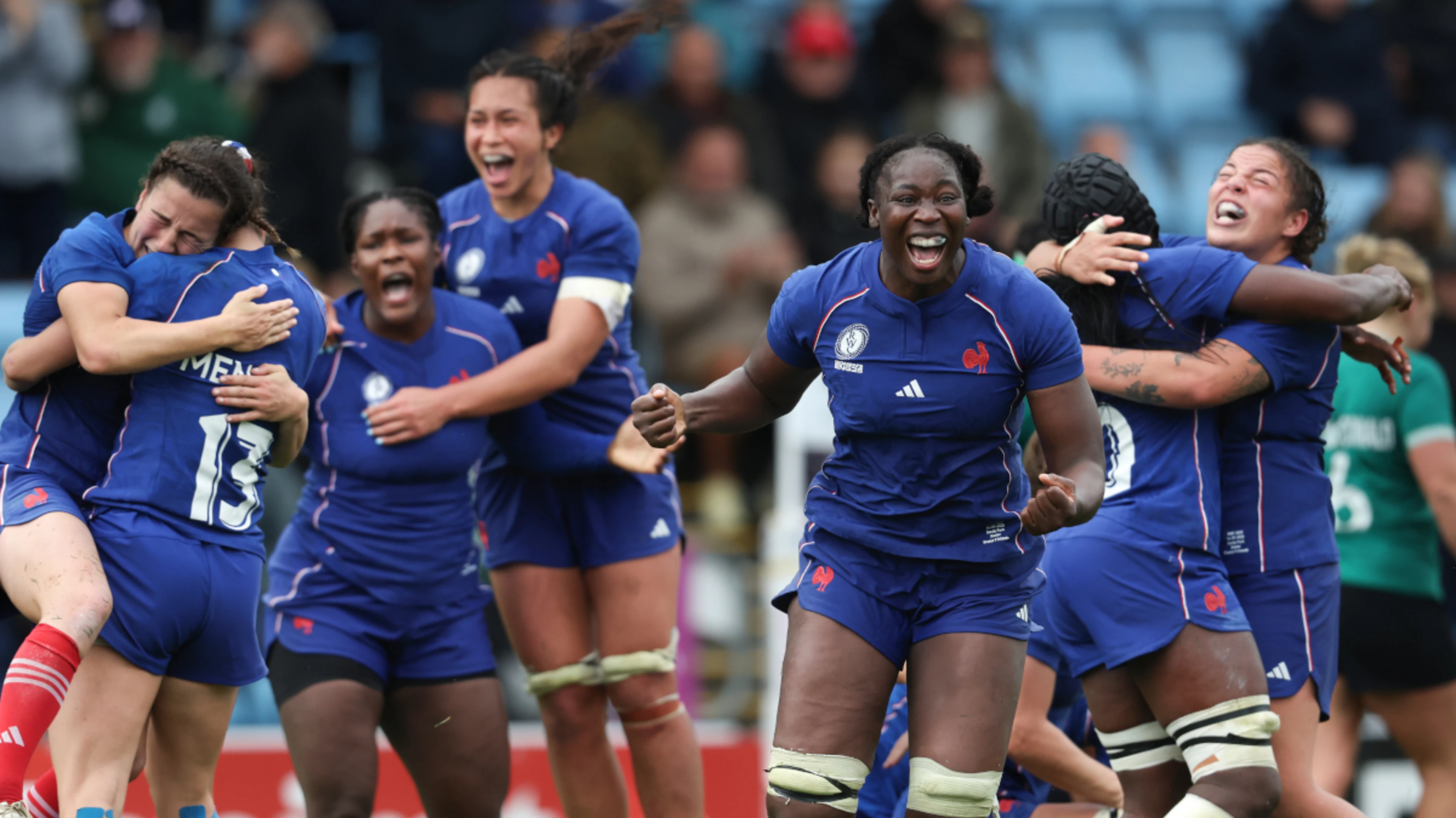 Top four into Women's Rugby World Cup semifinals as France edge Ireland
