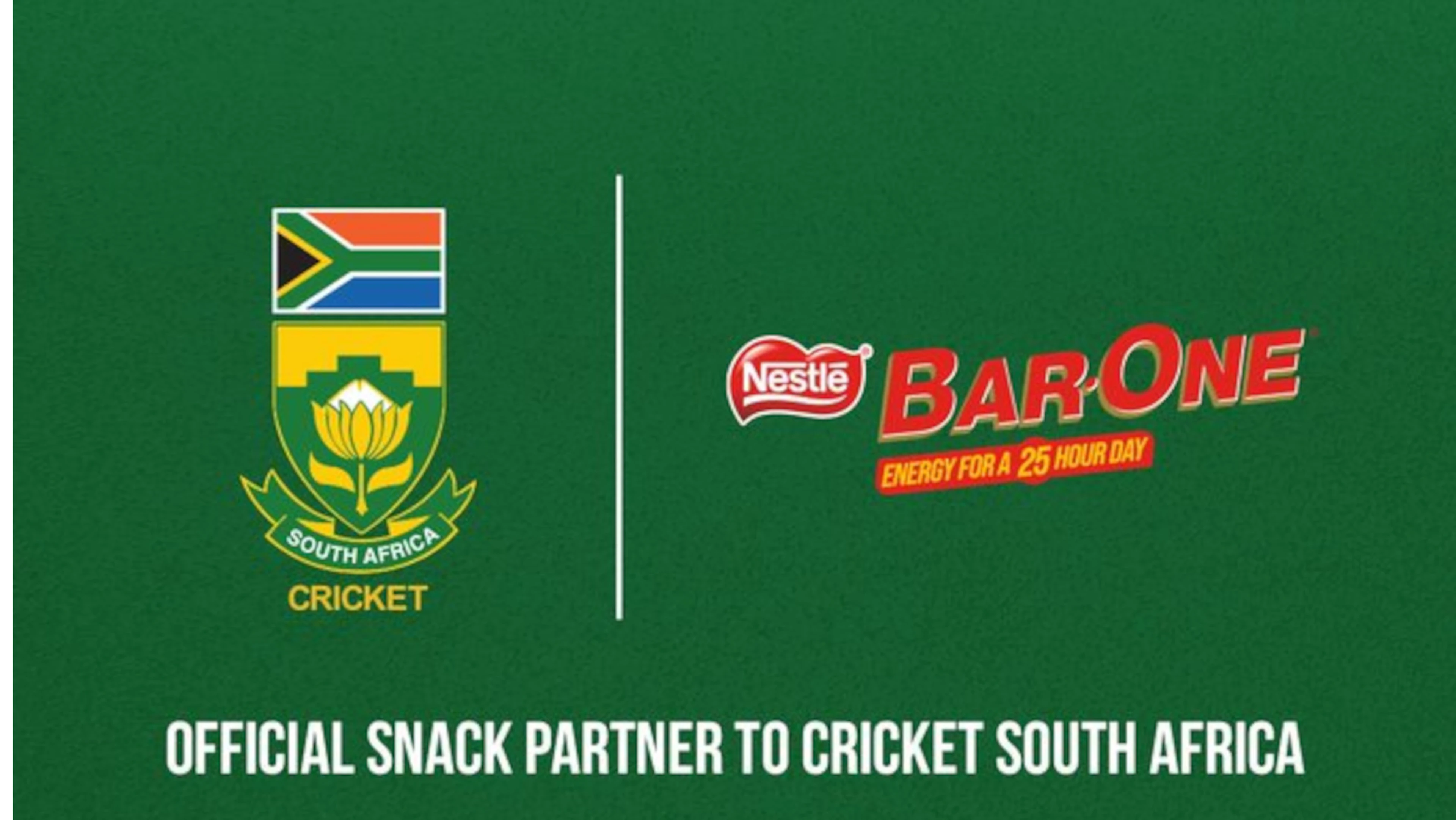 Nestlé BarOne announced as the official snack partner to Cricket South Africa