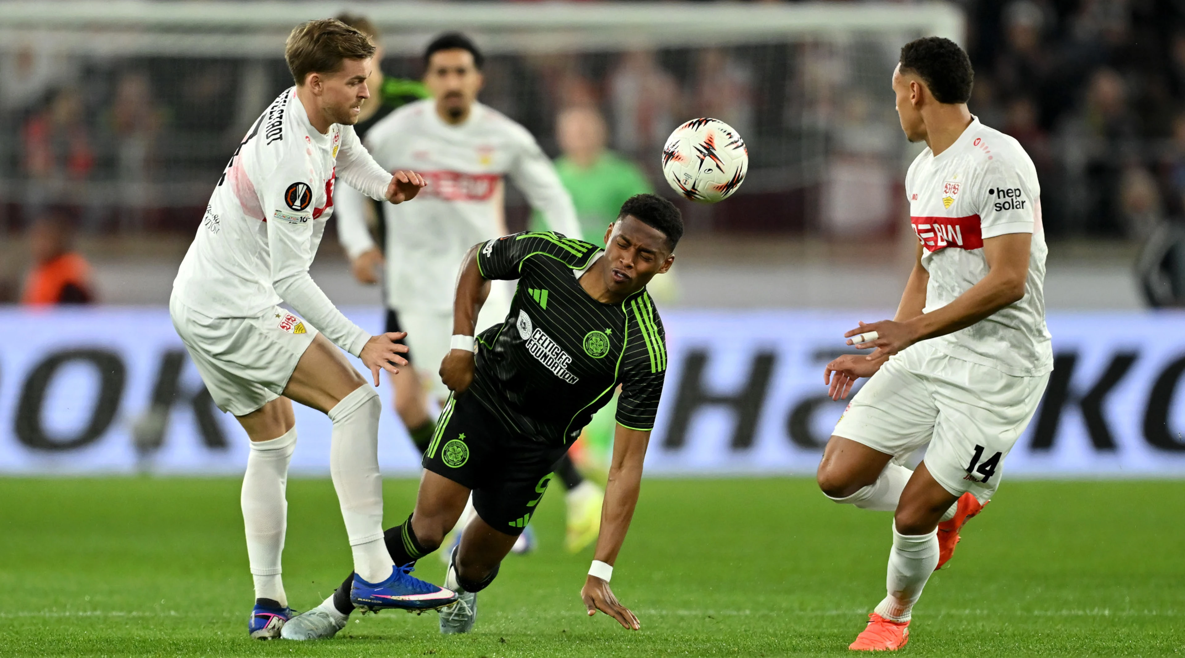 Celtic out of Europa League despite win at Stuttgart