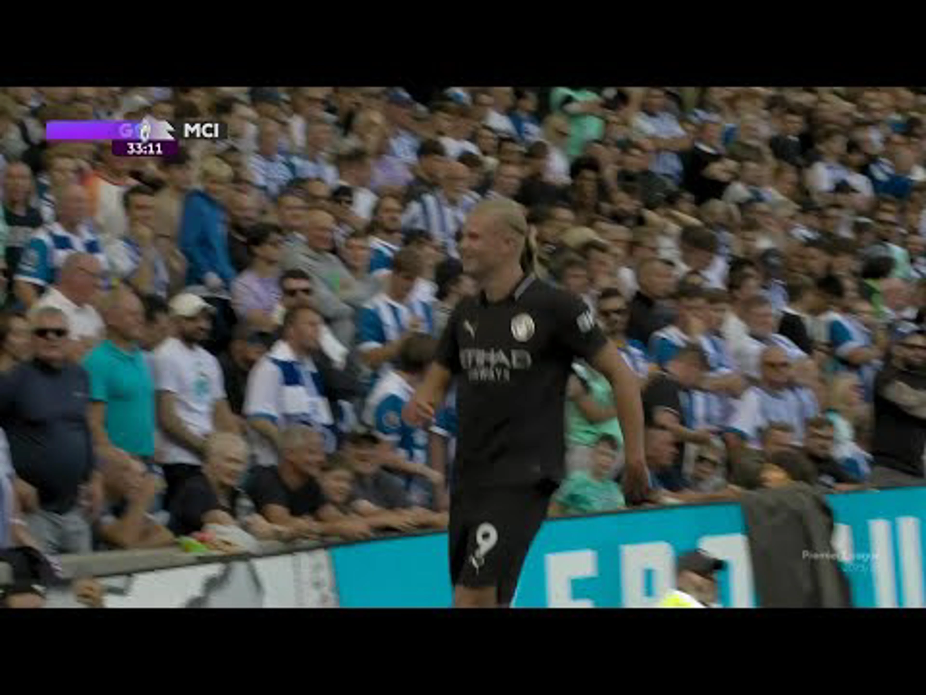 Erling Haaland | 34ᵗʰ Minute Goal v Brighton