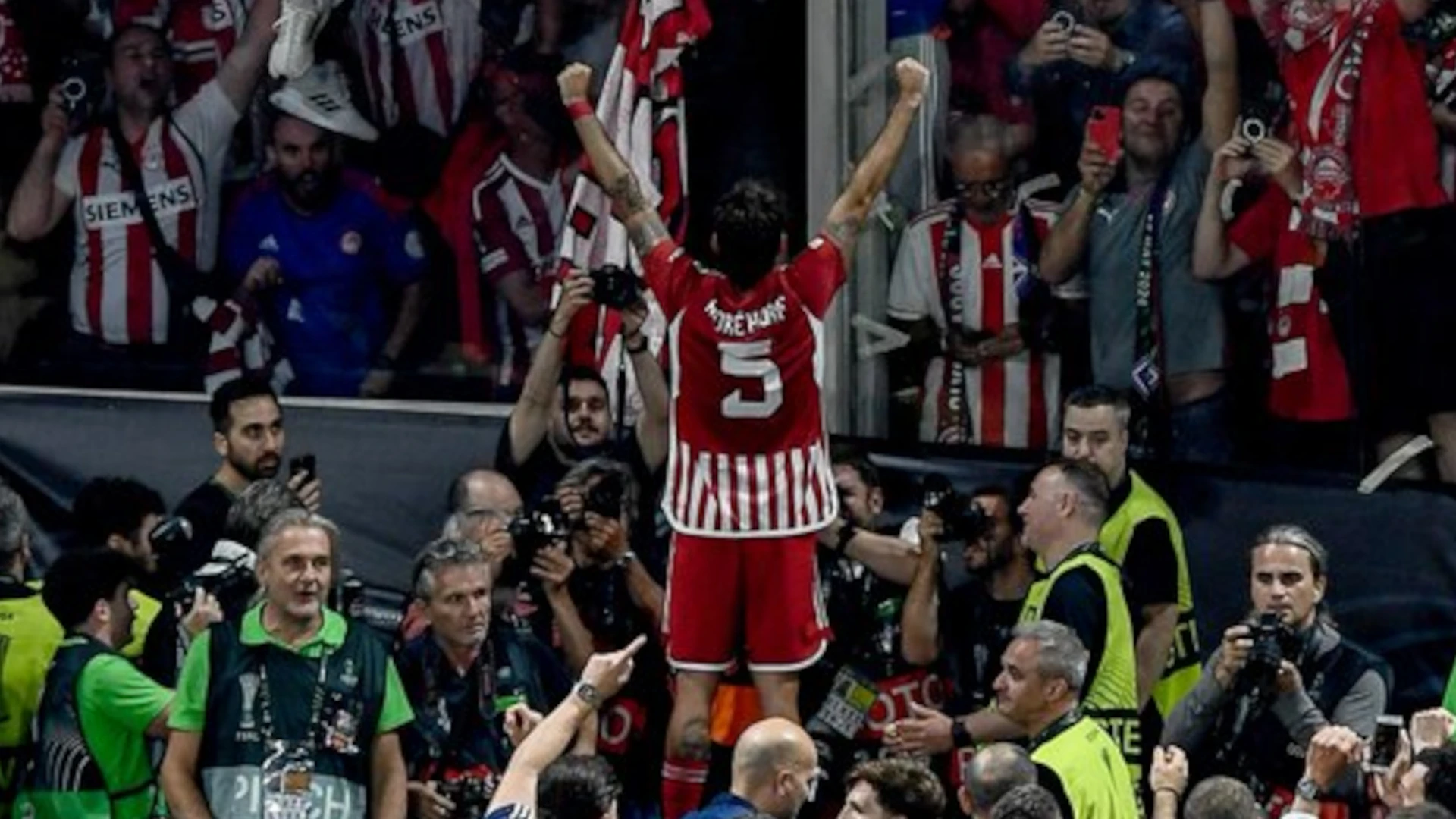 El Kaabi strikes late to give Olympiakos Europa Conference League glory