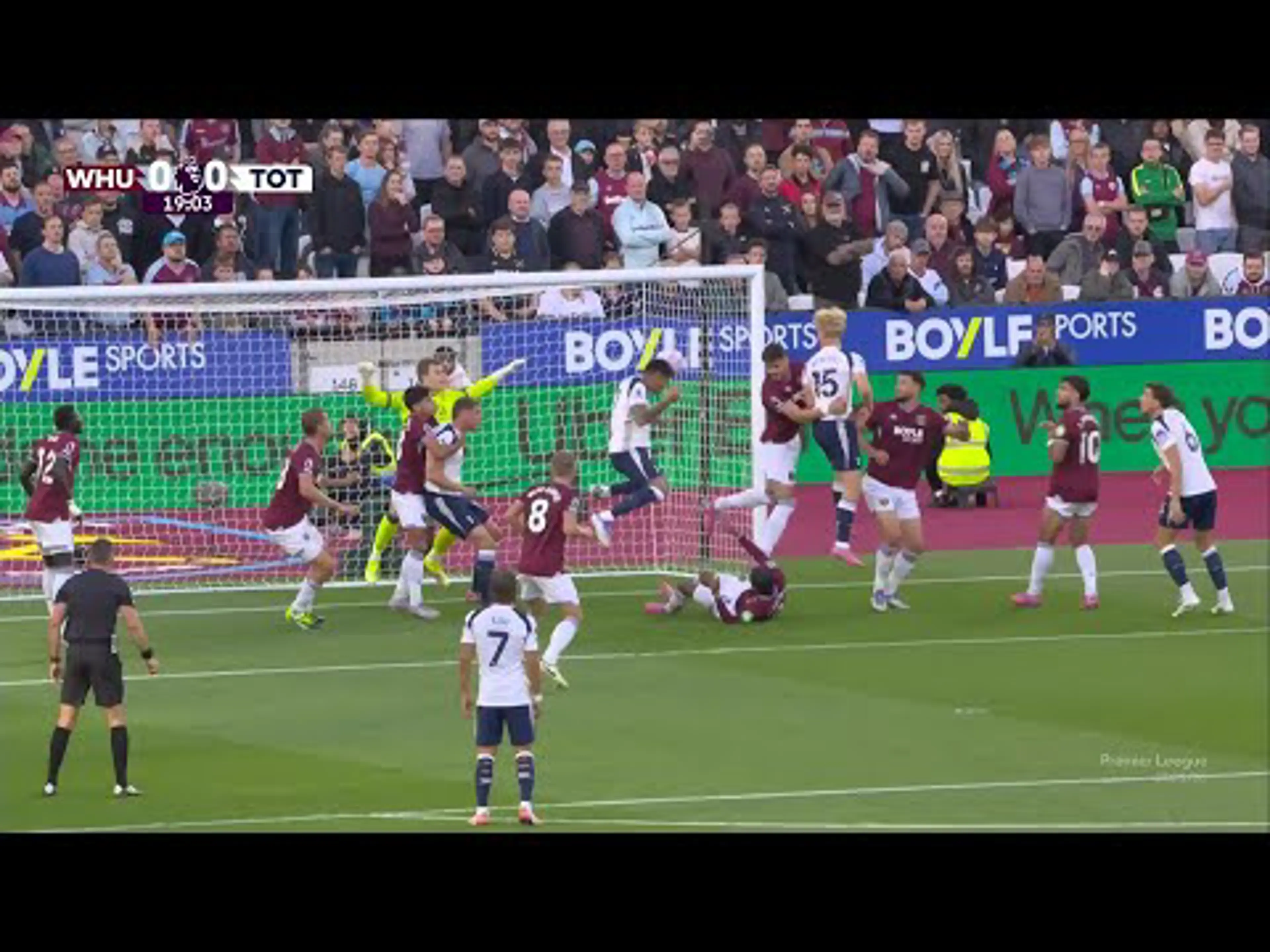 Cristian Romero | 19ᵗʰ Minute VAR v West Ham
