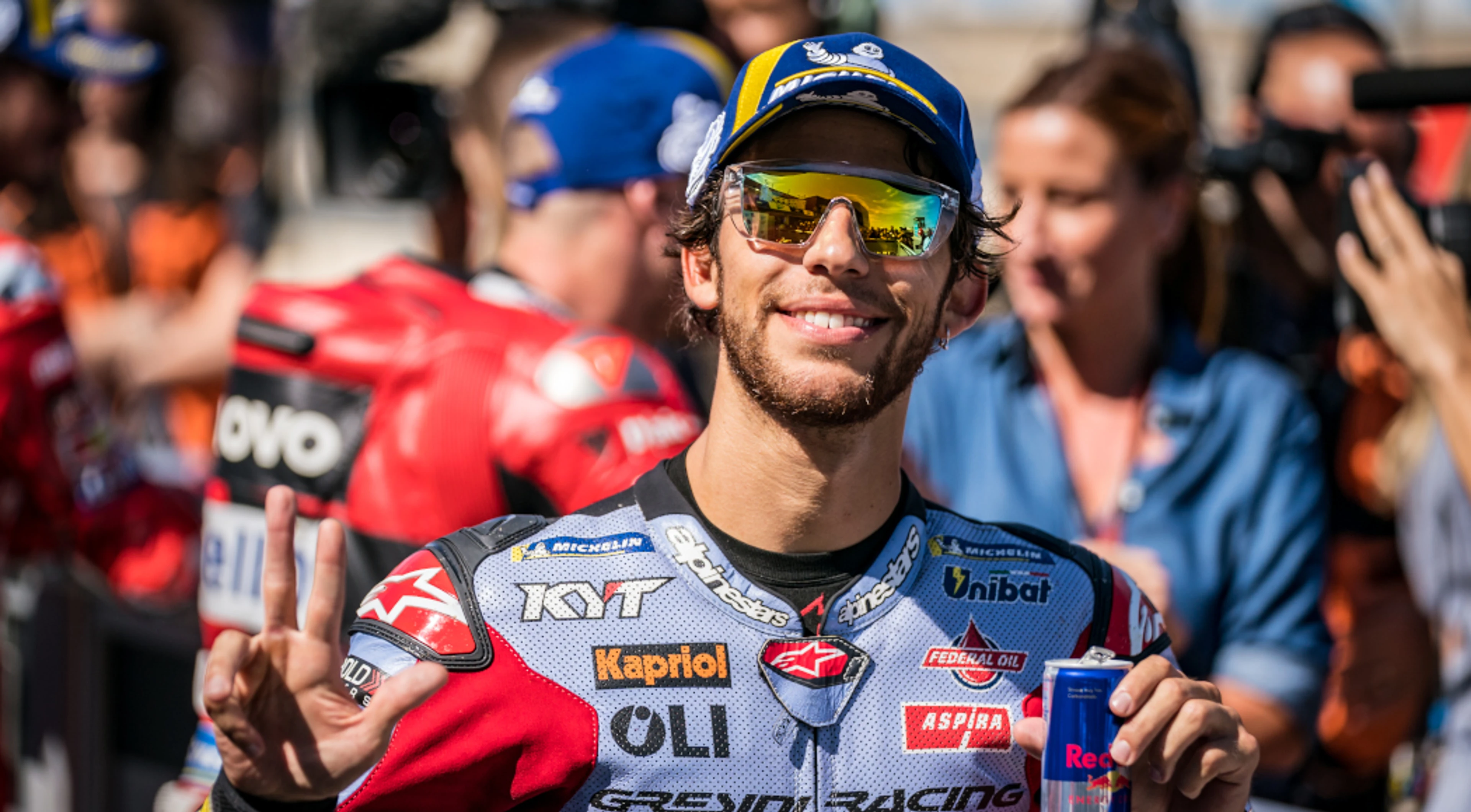 Bastianini wins Aragon MotoGP as Quartararo crashes out