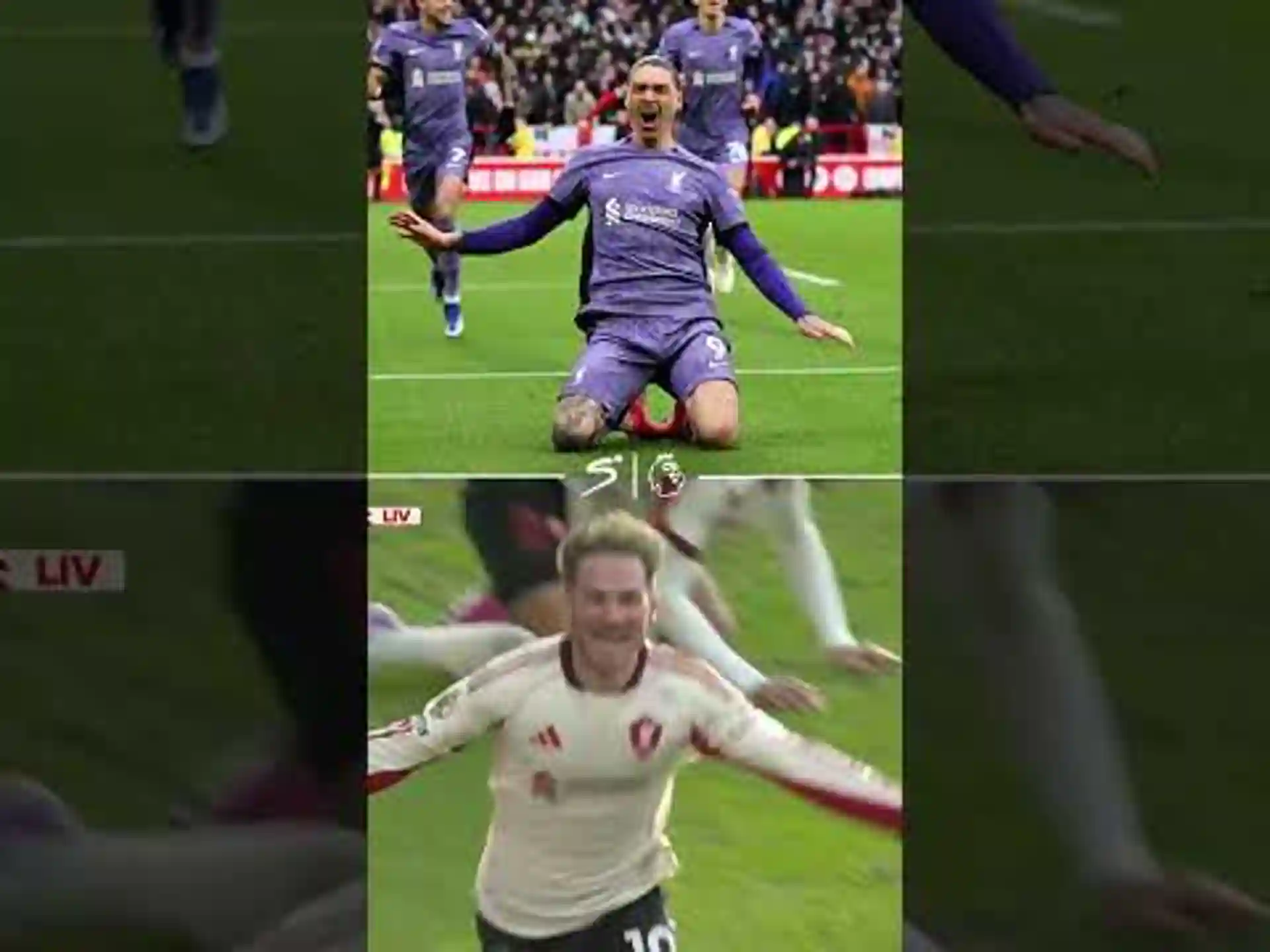 Liverpool love late limbs at the City Ground 🥳⚽