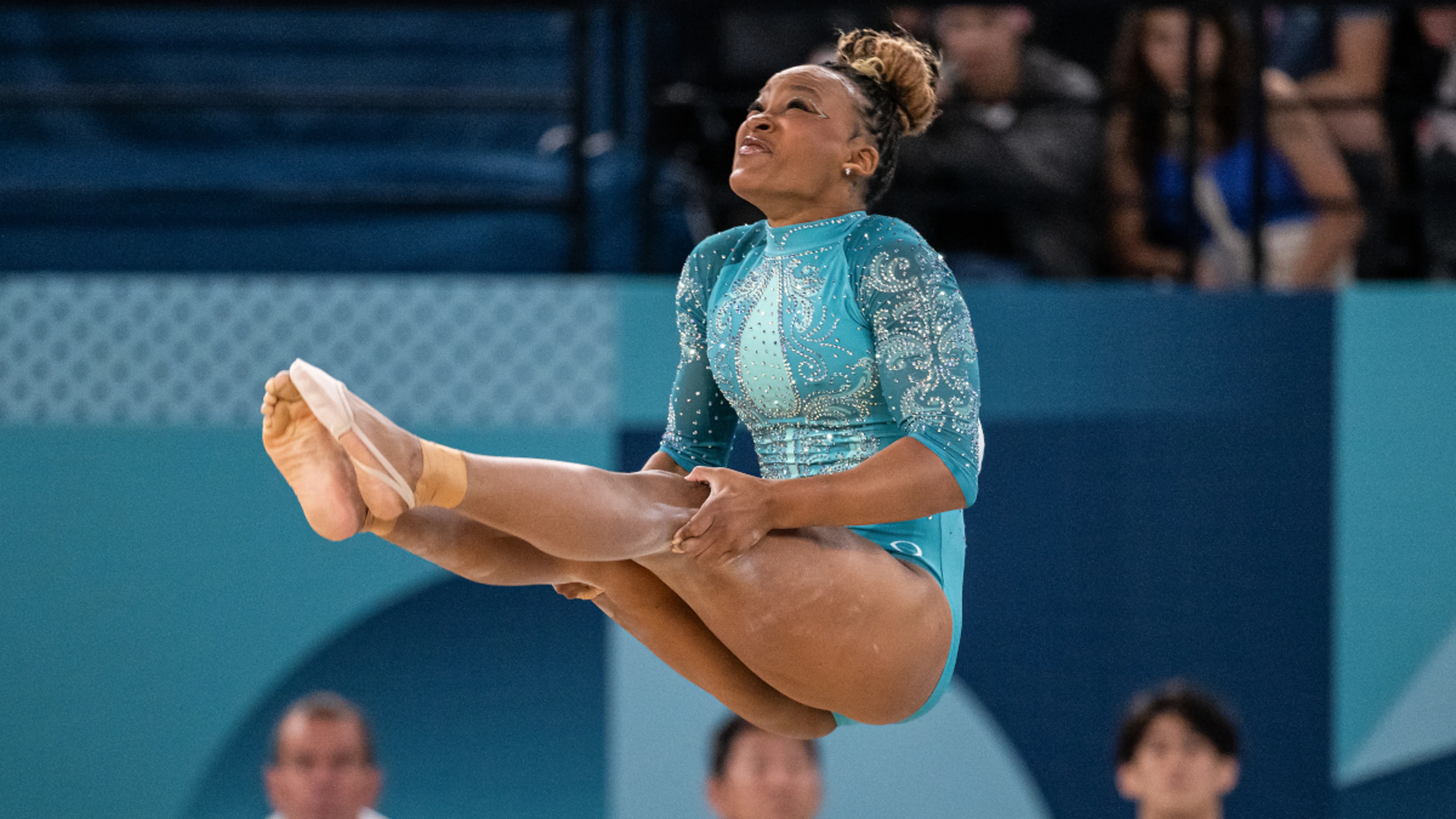 Brazil's Andrade beats Biles to Olympic floor gold