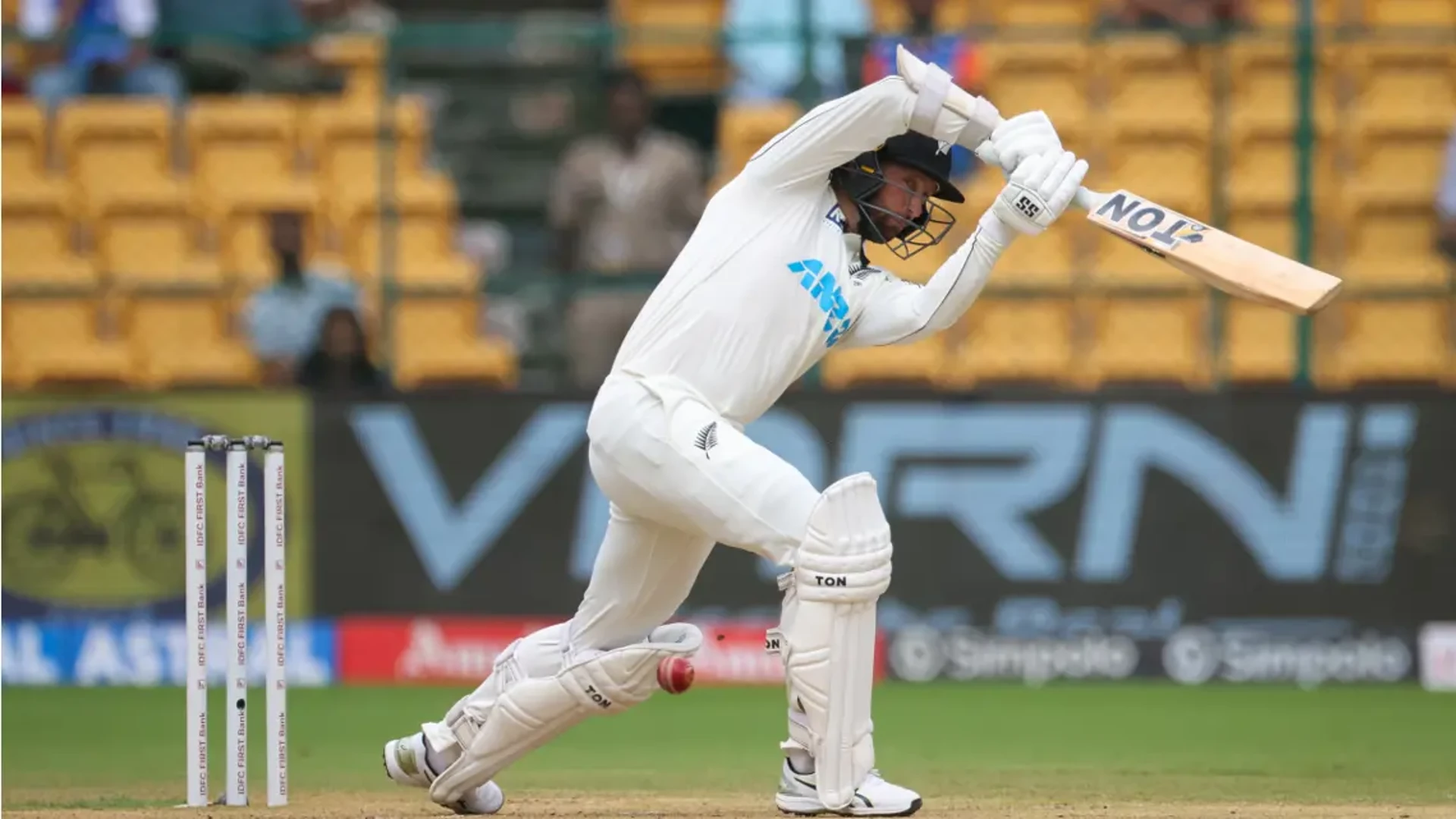 DAY 2: New Zealand on top after India bowled out for 46 in rain-hit test