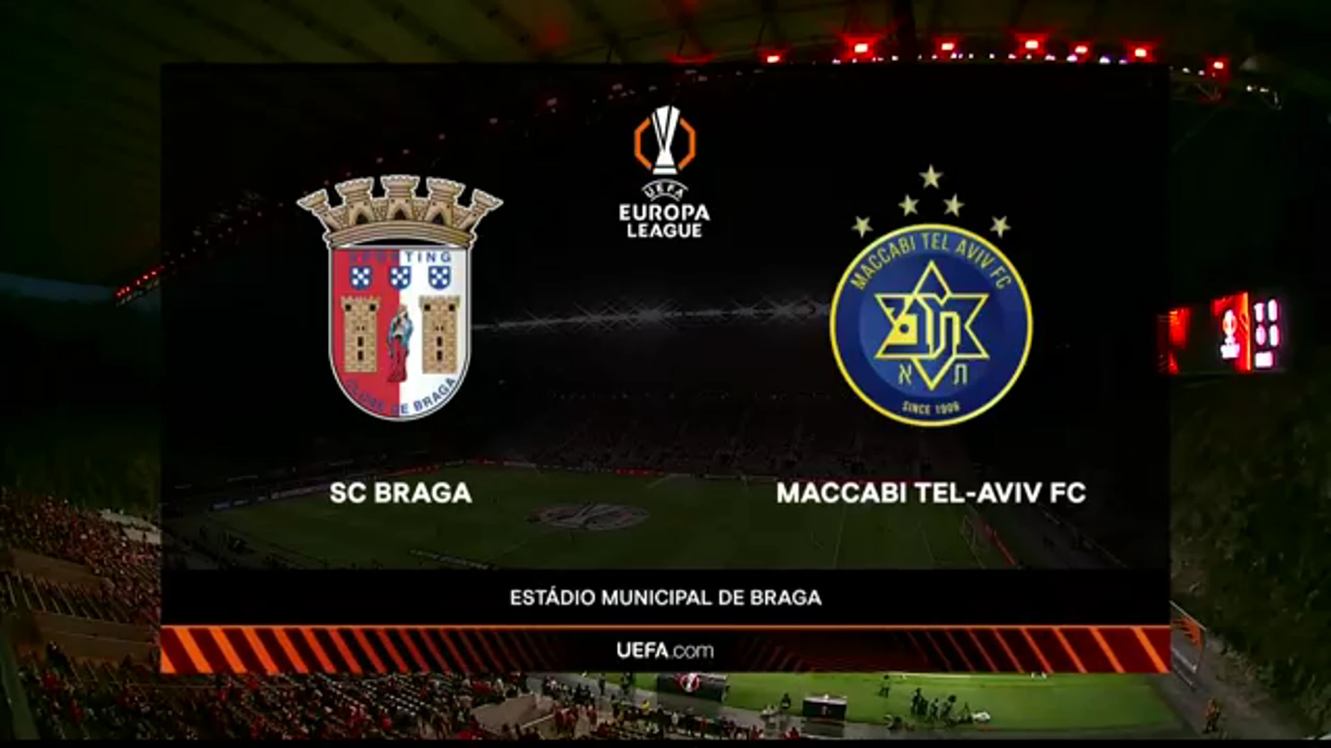 Braga v Maccabi Tel-Aviv | Match Highlights | UEFA Europa League