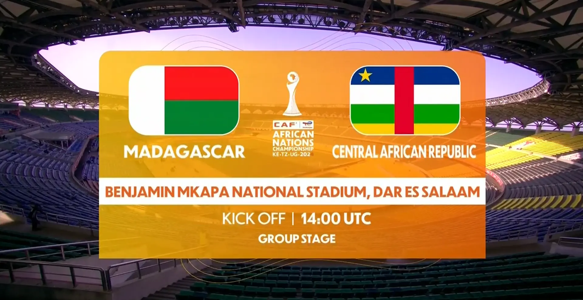 Madagascar v Central African Republic | Match Highlights | African Nations Championship (CHAN)