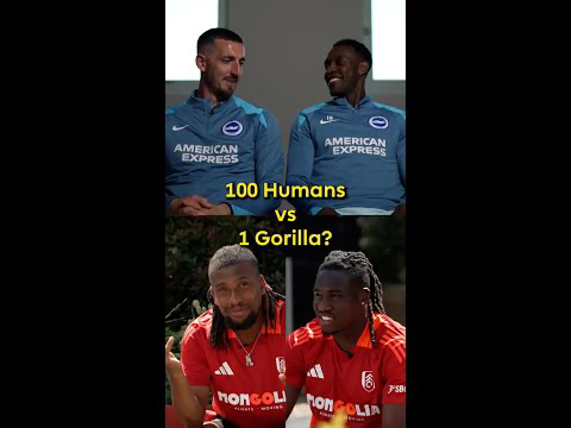 One Gorilla vs 100 Humans | Who wins | PL stars decide!