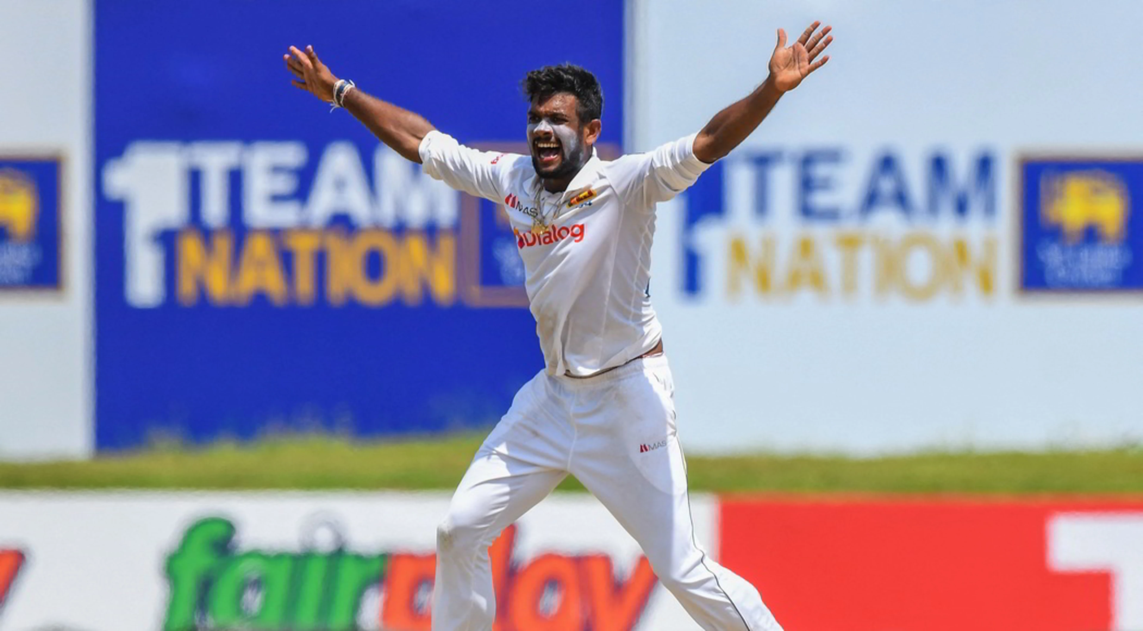 Ramesh grabs three to put Sri Lanka on top in second Pakistan test