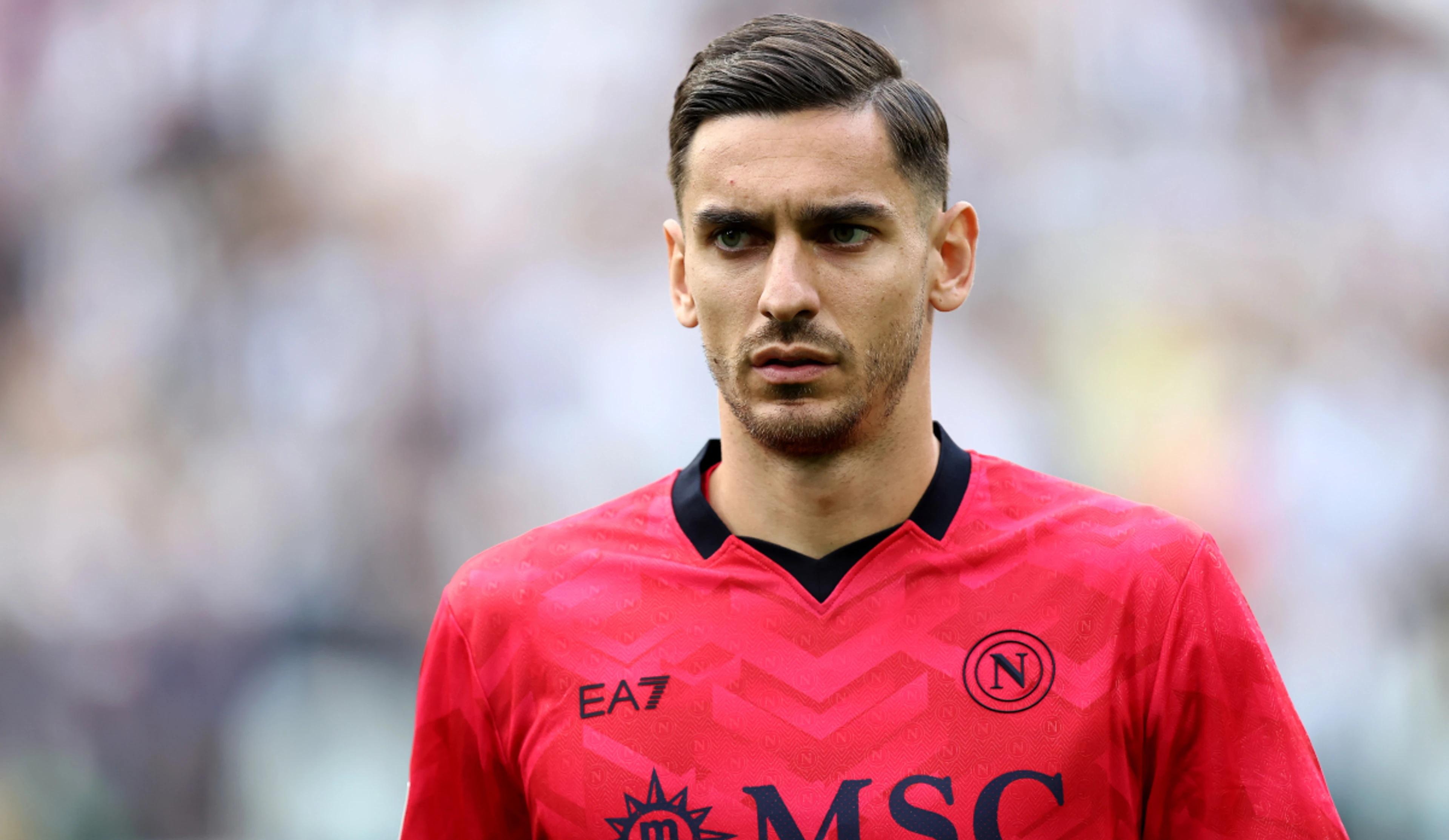 Napoli keeper Meret out with thigh strain