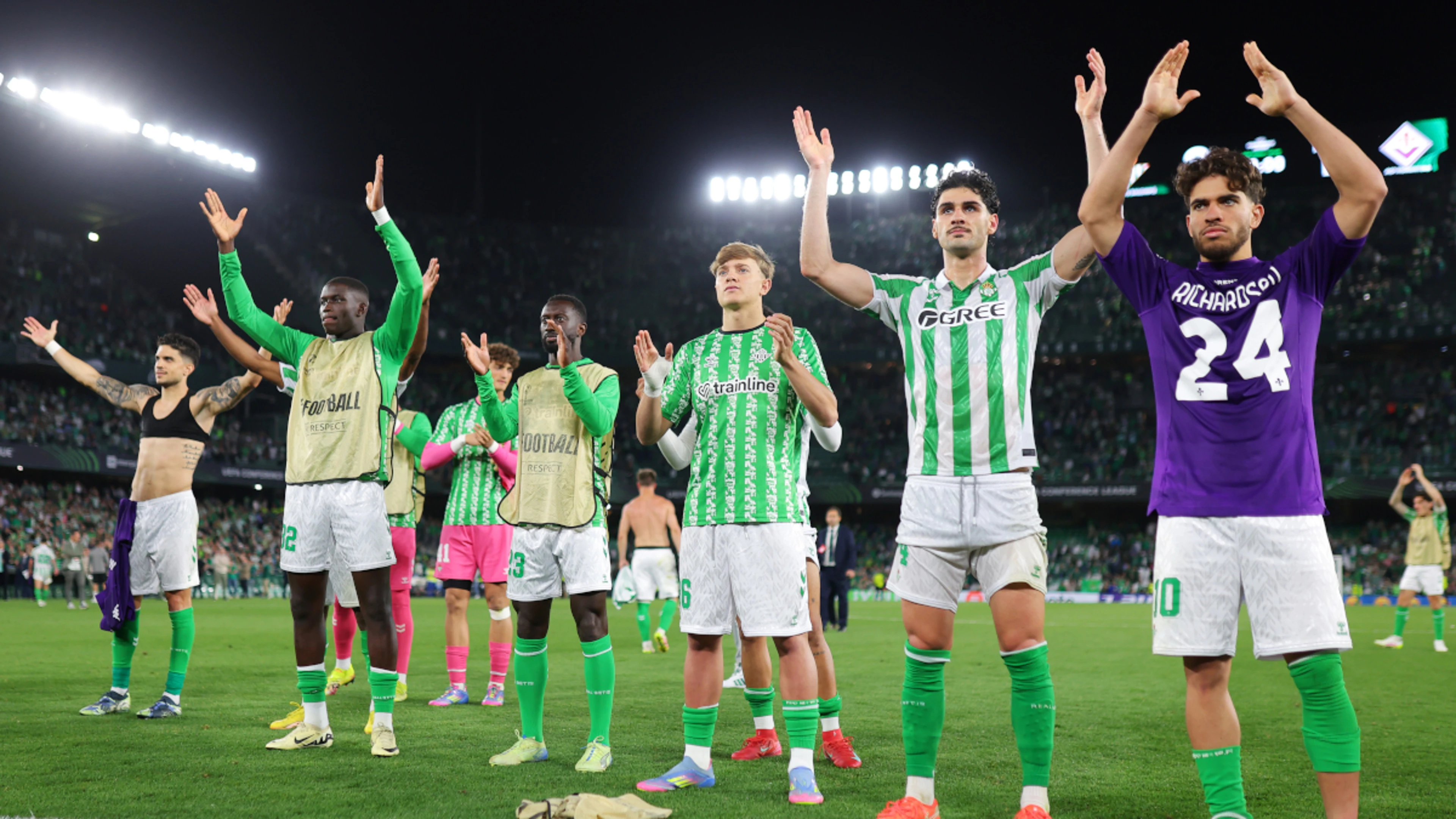 Betis edge Fiorentina  in first leg of Conference League semis