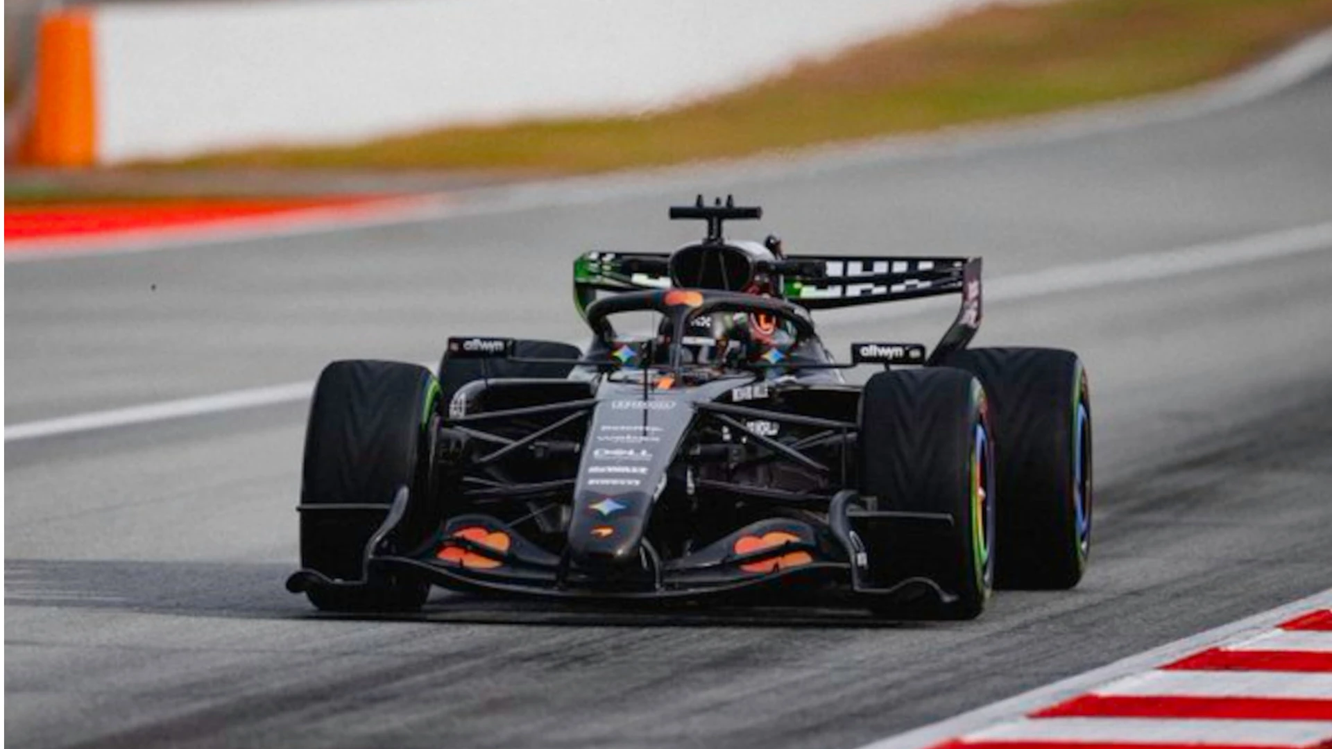 Norris hails 'decent day' after first laps in new McLaren
