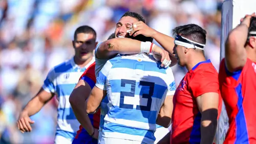 Argentina stay in Rugby World Cup last-eight hunt with Chile rout
