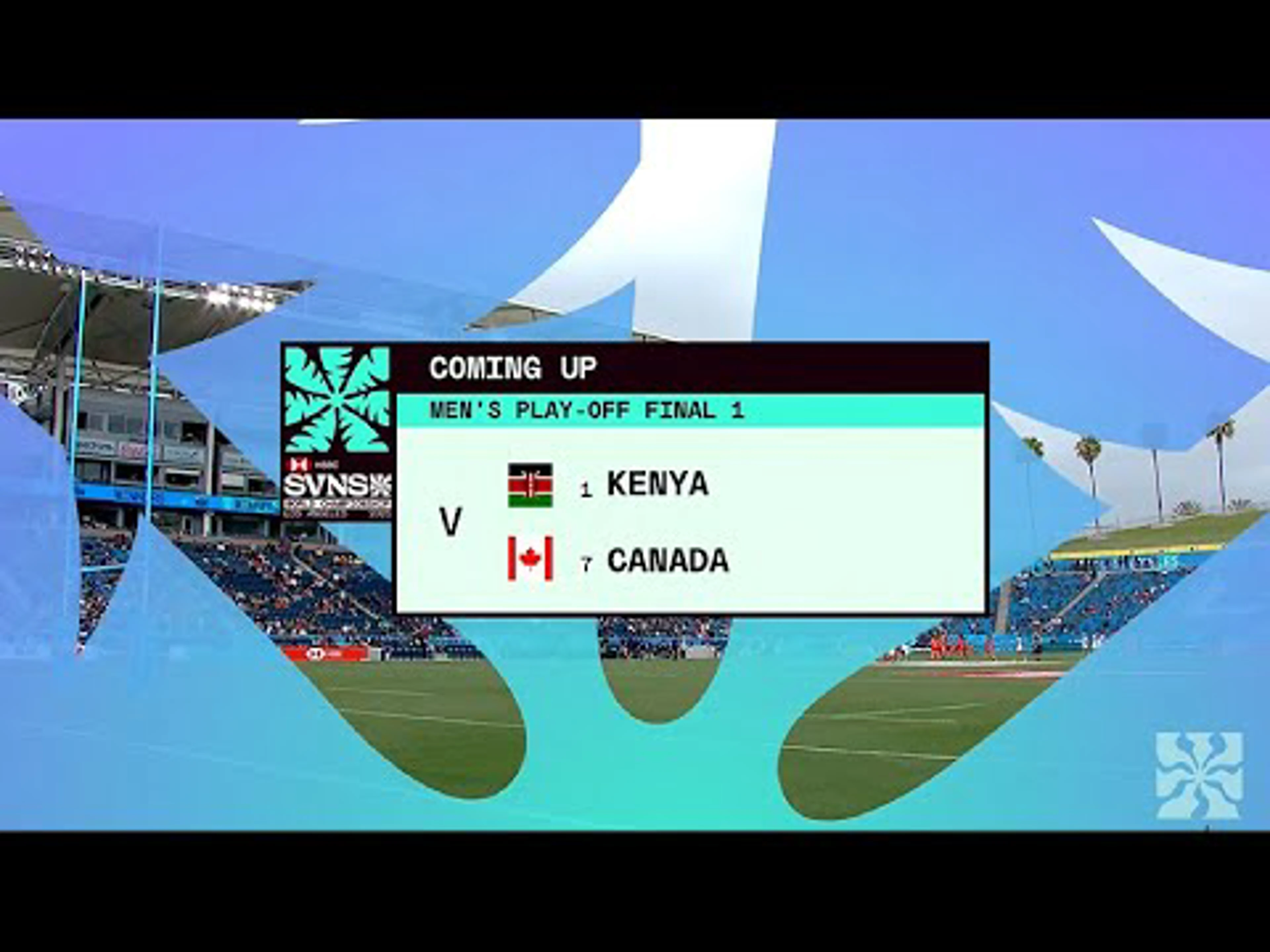 Kenya v Canada | Qualifier Final 1 | Highlights | World Rugby HSBC Sevens Series Los Angeles