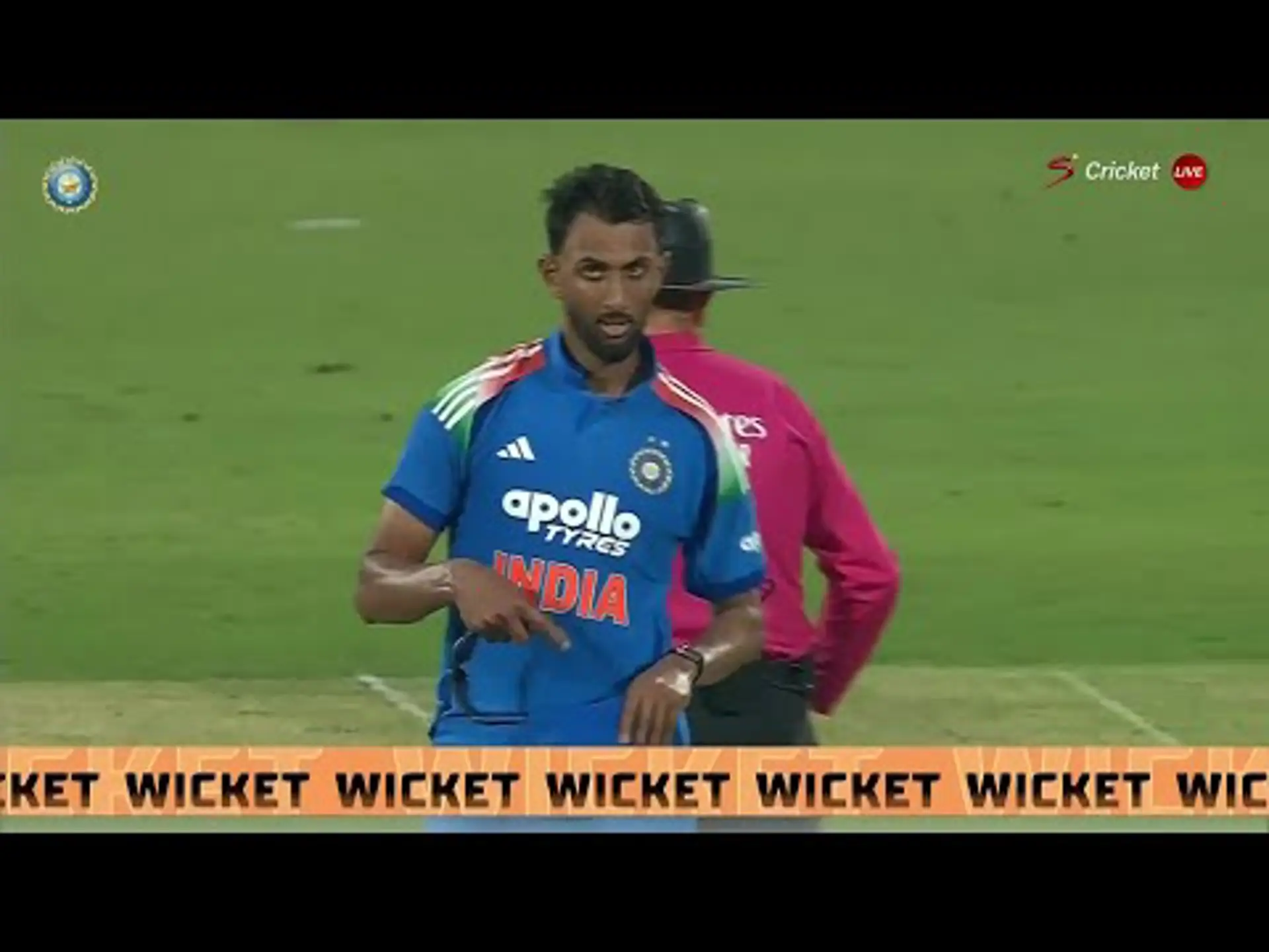 India v South Africa | 3rd ODI | 1st innings | Prasidh Krishna 4