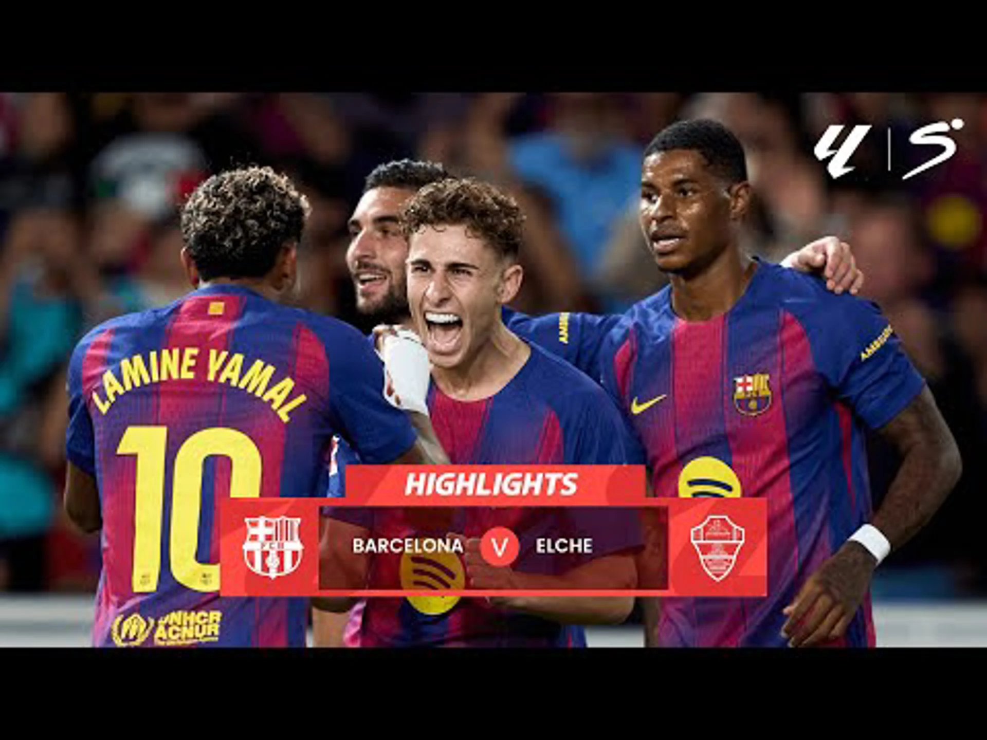 Barcelona v Elche | Match Highlights | La Liga EA Sports Matchday 11