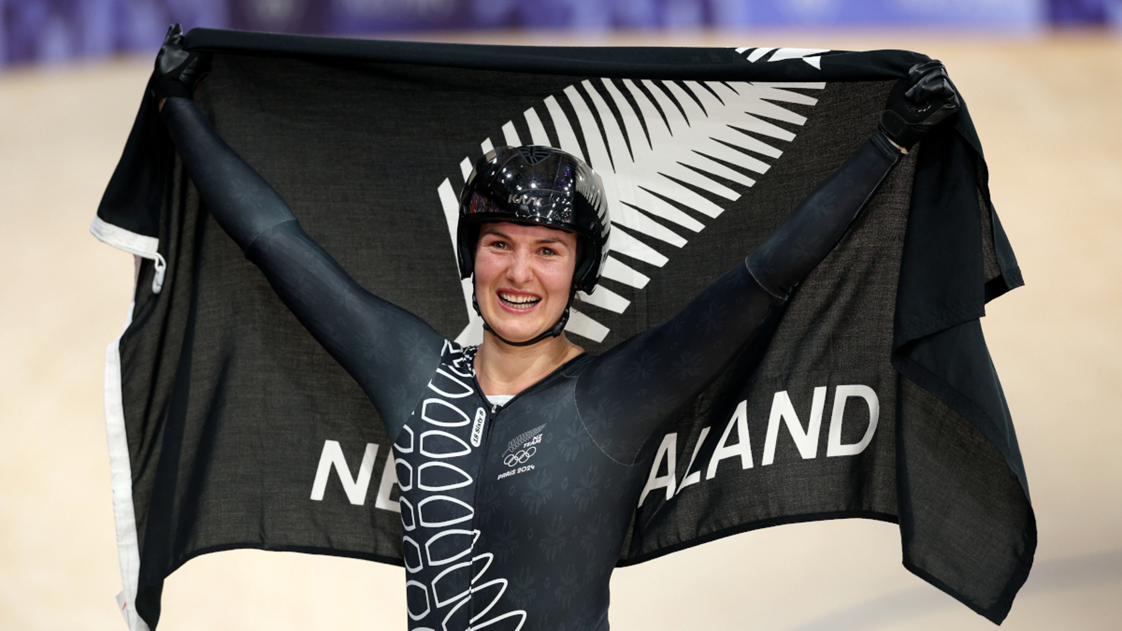New Zealand cyclist Andrews wins women's Olympic keirin gold 