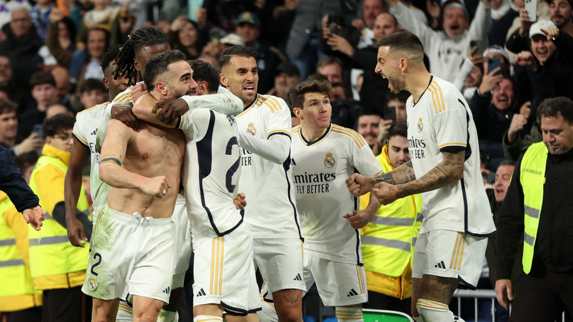 Carvajal seals Madrid's wild comeback win over Almeria