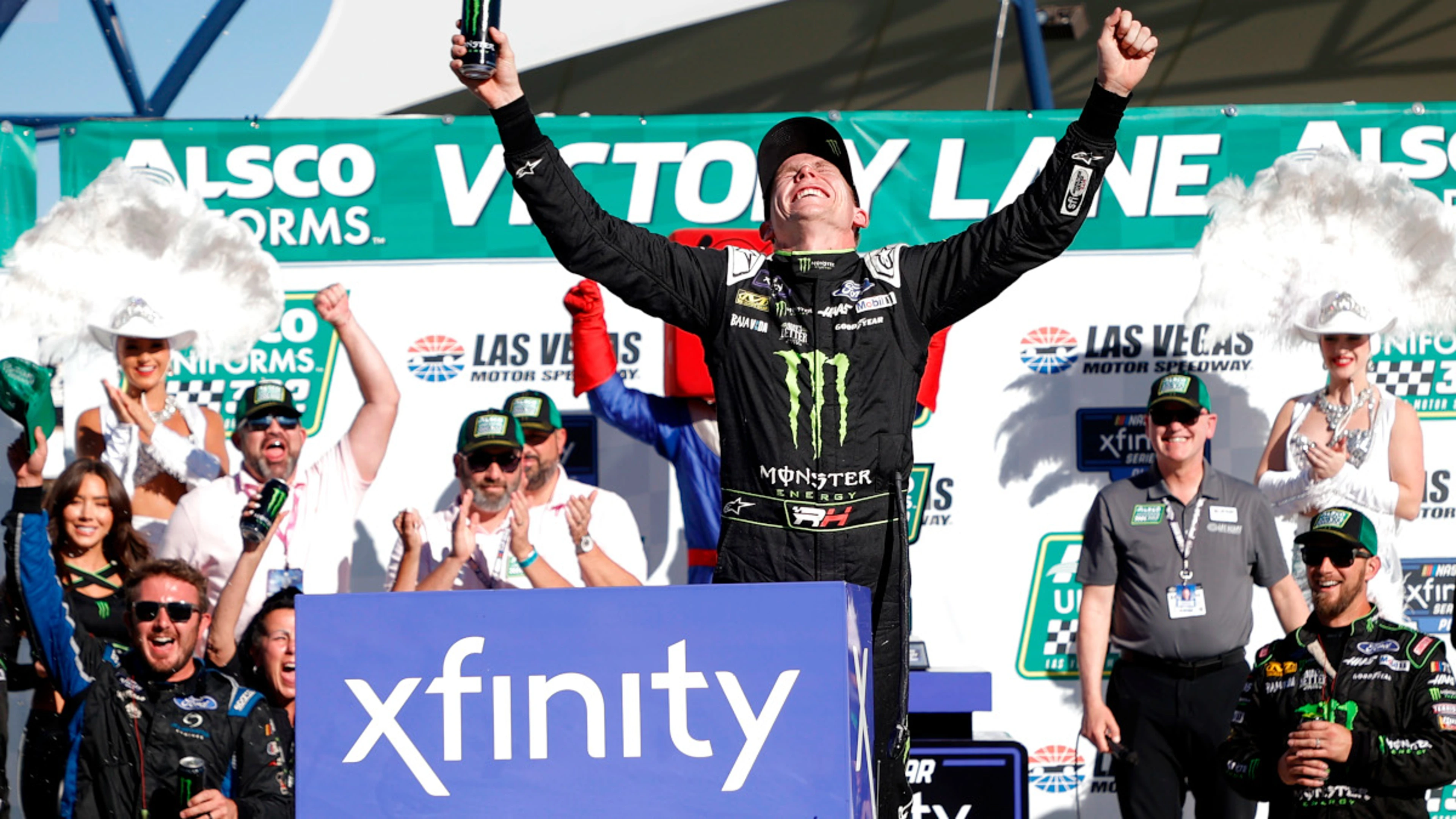 Herbst wins first career Xfinity race in Las Vegas hometown